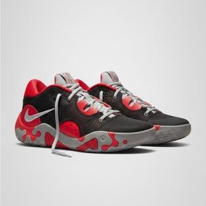 Nike Red and Black Sports Shoes